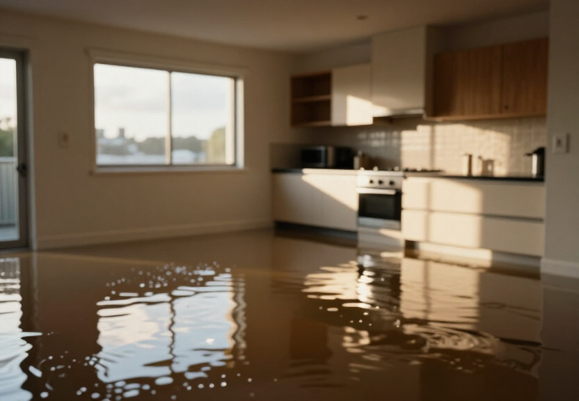 Mouldy subfloor in Middle Dural before treatment
